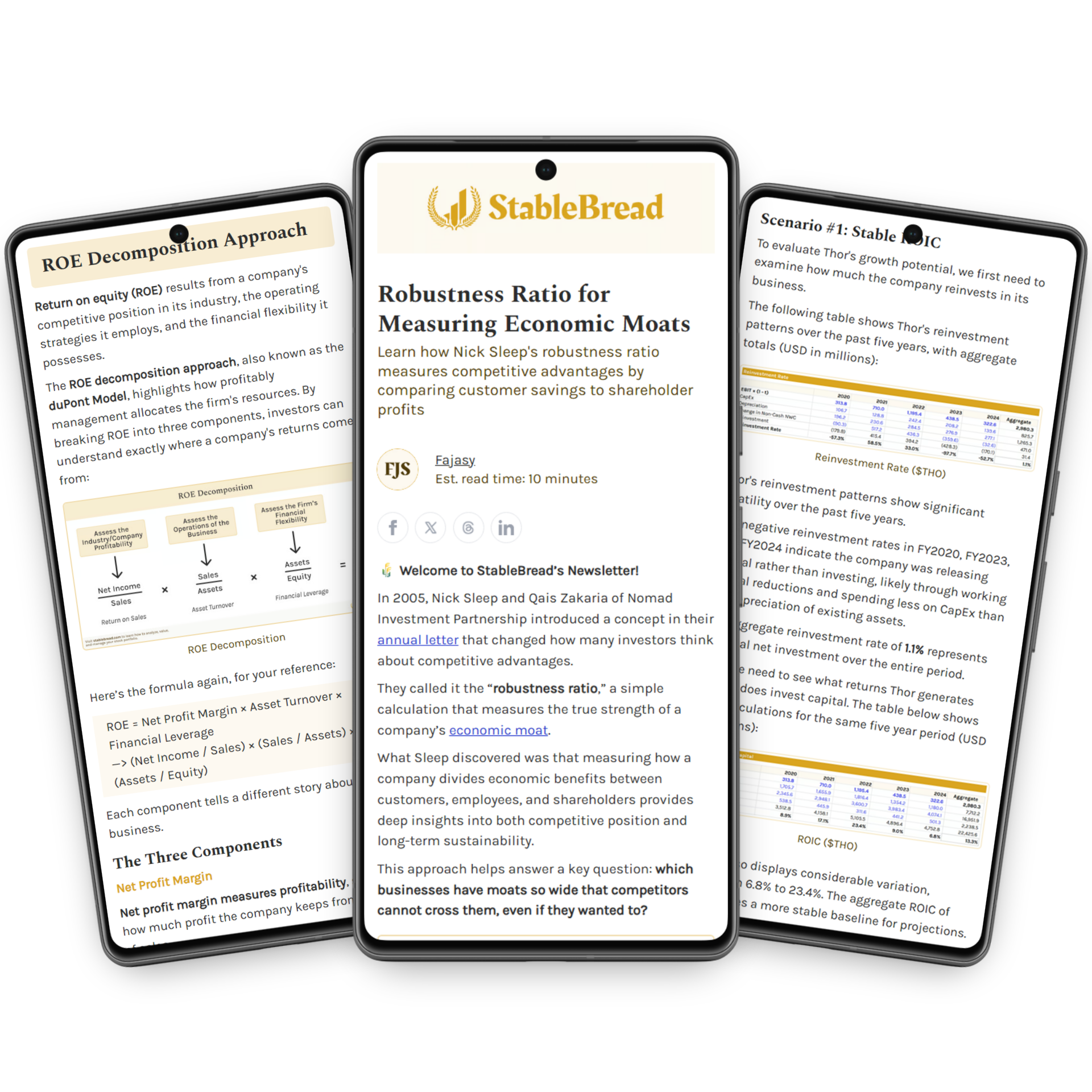 StableBread Newsletter Mockups